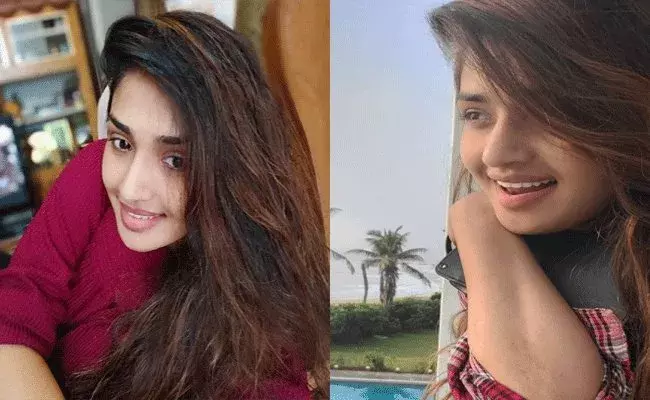 అచ్చం కృతీ శెట్టిలా ఉంది కదూ...ఎవరీమే?