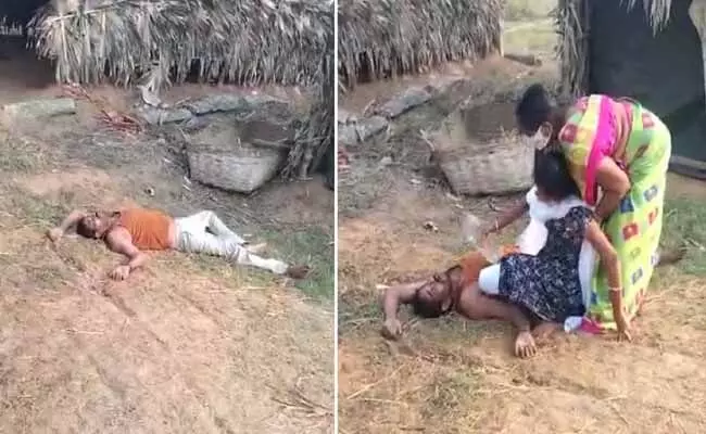 తండ్రికి కరోనా... కూతురు కళ్ల ముందే ప్రాణాలు విడిచాడు..! తండ్రికి కరోనా... కూతురు కళ్ల ముందే ప్రాణాలు విడిచాడు..!
