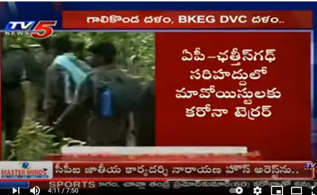 ఏపీ-చత్తీస్ ఘడ్ సరిహద్దులో మావోయిస్టులను కరోనా టెర్రర్..! ఏపీ-చత్తీస్ ఘడ్ సరిహద్దులో మావోయిస్టులను కరోనా టెర్రర్..!