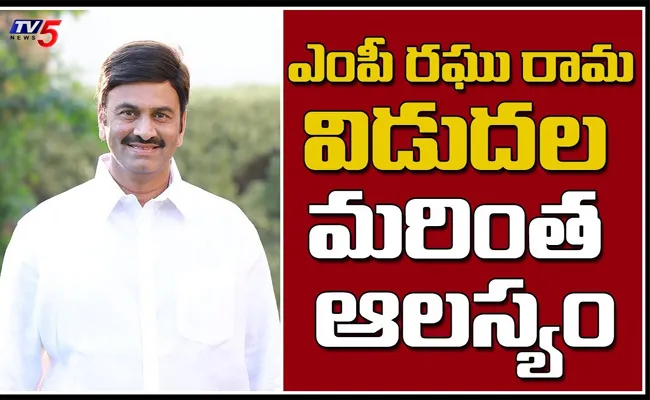 Raghurama Krishnaraju : ఎంపీ రఘురామ విడుదల మరింత ఆలస్యం..! Raghurama Krishnaraju : ఎంపీ రఘురామ విడుదల మరింత ఆలస్యం..!