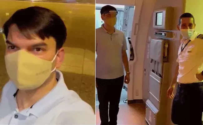 Dubai: ఆహా! ఏమి వైభోగం.. విమానంలో ఒక్కడే ప్రయాణం Dubai: ఆహా! ఏమి వైభోగం.. విమానంలో ఒక్కడే ప్రయాణం