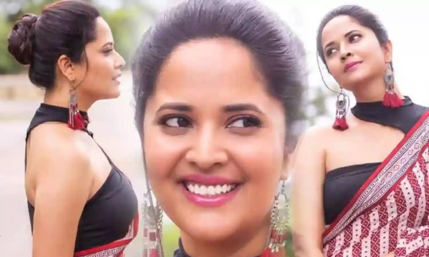 Anasuya Bharadwaj : చీరకట్టులో హొయలు పోతున్న అనసూయ..! Anasuya Bharadwaj : చీరకట్టులో హొయలు పోతున్న అనసూయ..!
