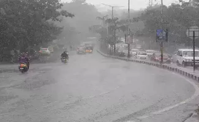 Heavy Rains In Telugu States Heavy Rains In Telugu States