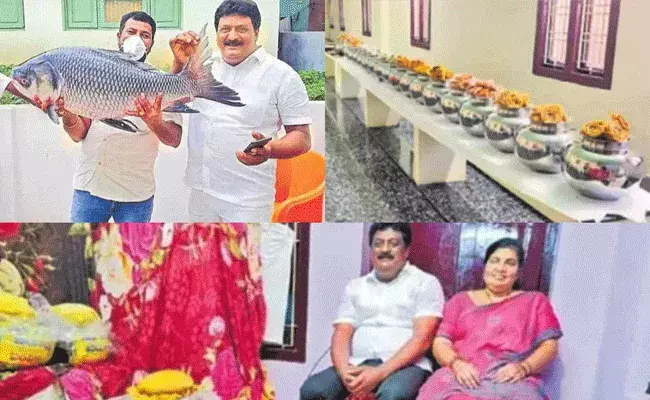 మాంగారా.. మజాకా.. యానాం అల్లుడికి ఏం పంపారండీ సారె.. ఊరంతా షాక్..