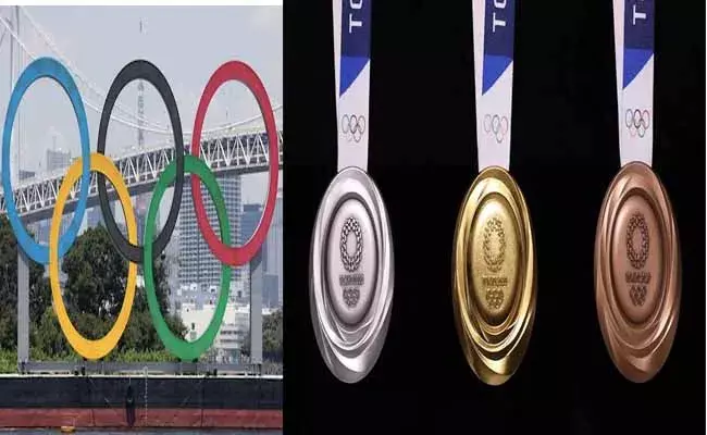 టోక్యో ఒలింపిక్స్.. వినూత్న రీతిలో మెడల్స్ తయారీ టోక్యో ఒలింపిక్స్.. వినూత్న రీతిలో మెడల్స్ తయారీ