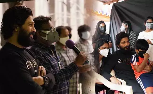కూతురి యాక్టింగ్ చూసి మురిసిపోయిన అల్లు అర్జున్ దంపతులు..! కూతురి యాక్టింగ్ చూసి మురిసిపోయిన అల్లు అర్జున్ దంపతులు..!