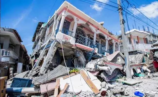 హైతీలో తీవ్ర భూకంపం..1297కు పెరిగిన మరణాలు హైతీలో తీవ్ర భూకంపం..1297కు పెరిగిన మరణాలు