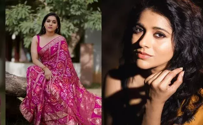 పింక్ శారీలో హోయలు పోతున్న హాట్‌ యాంకర్‌ రష్మీ ..లేటెస్ట్ ఫోటోస్
