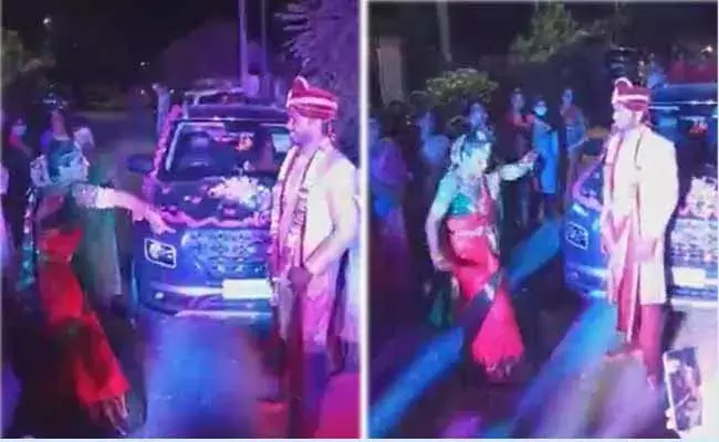 పెళ్లి కూతురా.. మజాకా.. ! బరాత్‌లో కుర్రాళ్లకే షాక్..!