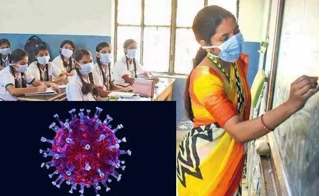 స్కూల్స్లో కరోనా టెర్రర్.. 16 ప్రభుత్వ పాఠశాలల్లో పాజిటివ్ కేసులు స్కూల్స్లో కరోనా టెర్రర్.. 16 ప్రభుత్వ పాఠశాలల్లో పాజిటివ్ కేసులు