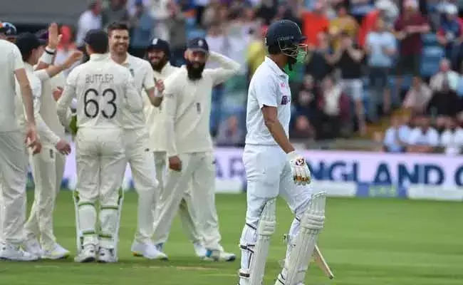 England vs India: 354 రన్స్ ఆధిక్యంలో ఇగ్లాండ్.. తొలి వికెట్ కోల్పోయిన భారత్ England vs India: 354 రన్స్ ఆధిక్యంలో ఇగ్లాండ్.. తొలి వికెట్ కోల్పోయిన భారత్