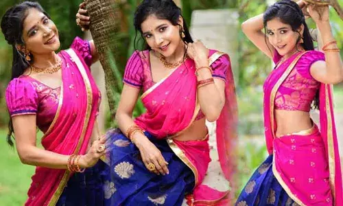Sakshi Agarwal :  సాక్షి అగర్వాల్  పల్లెటూరి అందాలు..
