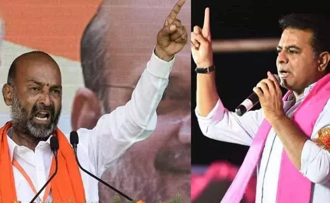 KTR vs Bandi sanjay : దానికి సిద్దమా?.. బండి సంజయ్కు కేటీఆర్ సవాల్..! KTR vs Bandi sanjay : దానికి సిద్దమా?.. బండి సంజయ్కు కేటీఆర్ సవాల్..!