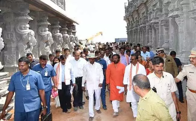 సీఎం కేసీఆర్ యాదాద్రి పర్యటన వాయిదా సీఎం కేసీఆర్ యాదాద్రి పర్యటన వాయిదా