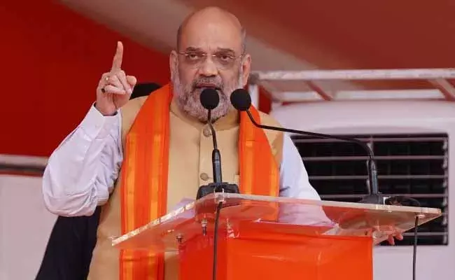 తెలంగాణకు కేసీఆర్ కుటుంబం నుంచి విముక్తి పొందినప్పుడే నిజమైన స్వాతంత్ర్యం: అమిత్ షా తెలంగాణకు కేసీఆర్ కుటుంబం నుంచి విముక్తి పొందినప్పుడే నిజమైన స్వాతంత్ర్యం: అమిత్ షా