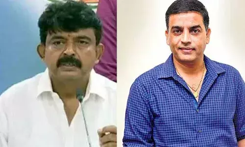 Dil Raju : ఏపీ మంత్రి పేర్నినానితో నిర్మాత దిల్ రాజు భేటీ Dil Raju : ఏపీ మంత్రి పేర్నినానితో నిర్మాత దిల్ రాజు భేటీ