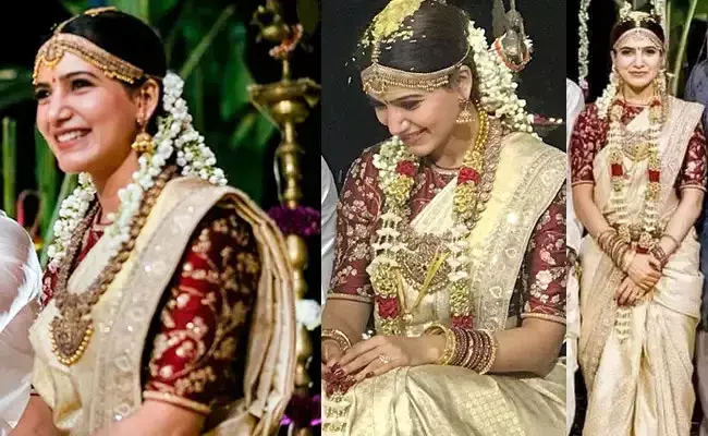 Chaysam Wedding: సమంత పెళ్లి చీర.. అంతటా హాట్ టాపిక్..