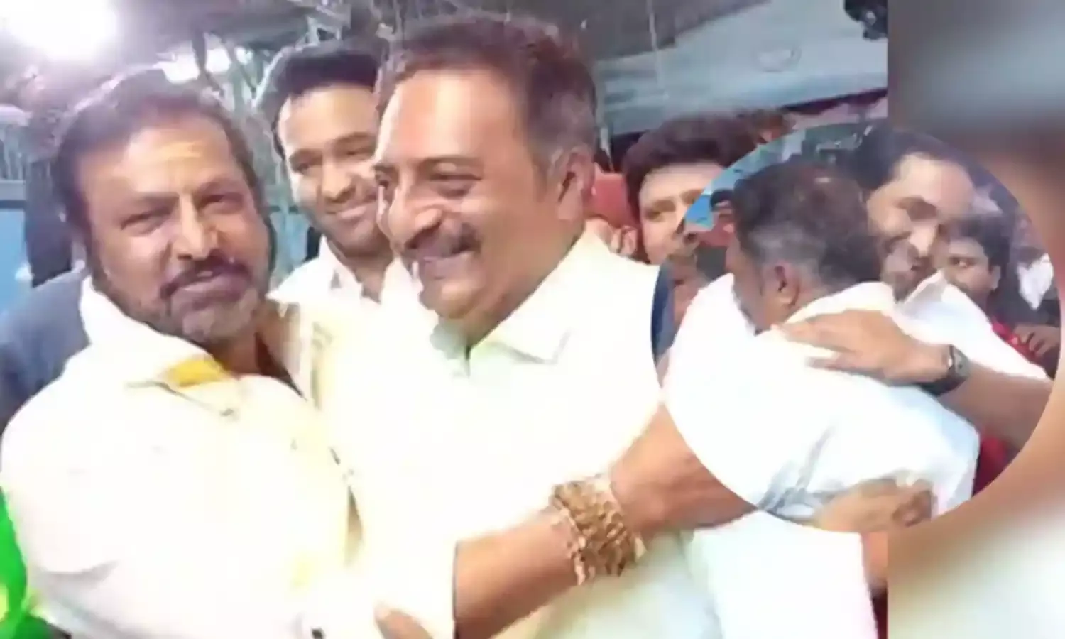 MAA Elections 2021: మా ఎలక్షన్స్ రోజున ప్రకాష్ రాజ్కు మోహన్ బాబు.. MAA Elections 2021: మా ఎలక్షన్స్ రోజున ప్రకాష్ రాజ్కు మోహన్ బాబు..