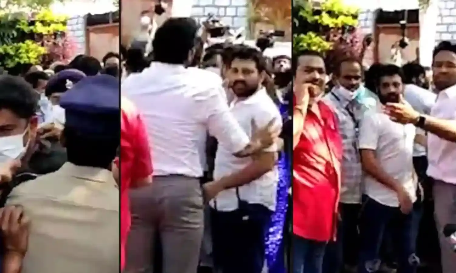 MAA Elections 2021: మా పోలింగ్ కేంద్రం వద్ద ఉద్రిక్తత.. పోలీసుల జోక్యం.. MAA Elections 2021: మా పోలింగ్ కేంద్రం వద్ద ఉద్రిక్తత.. పోలీసుల జోక్యం..