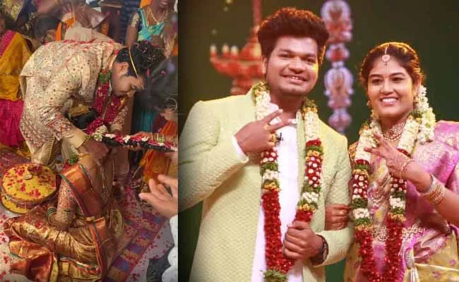 Avinash Marriage : ఘనంగా అవినాష్ పెళ్లి.. అనూజ మెడలో మూడుముళ్ళు..! Avinash Marriage : ఘనంగా అవినాష్ పెళ్లి.. అనూజ మెడలో మూడుముళ్ళు..!