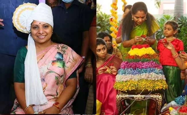 Bathukamma In Dubai : రేపు దుబాయ్ లోని బుర్జ్ ఖలీఫాపై బతుకమ్మ ప్రదర్శన..! Bathukamma In Dubai : రేపు దుబాయ్ లోని బుర్జ్ ఖలీఫాపై బతుకమ్మ ప్రదర్శన..!