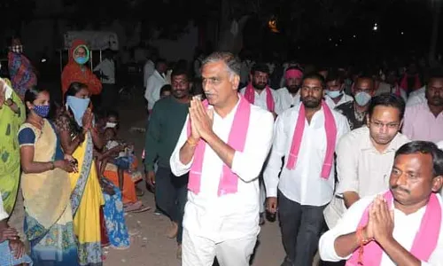 Harish Rao : హుజురాబాద్ ప్రజలు టీఆర్ఎస్ వెంటే ఉన్నారు..! Harish Rao : హుజురాబాద్ ప్రజలు టీఆర్ఎస్ వెంటే ఉన్నారు..!