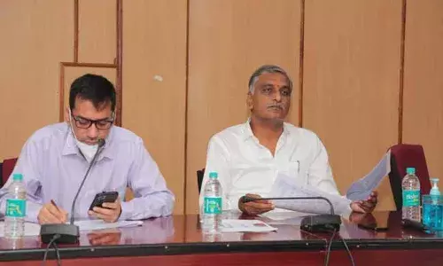 Harish Rao : వైద్యారోగ్యశాఖ అధికారులతో  మంత్రి హరీష్రావు సమీక్ష..! Harish Rao : వైద్యారోగ్యశాఖ అధికారులతో  మంత్రి హరీష్రావు సమీక్ష..!