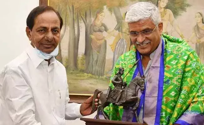 Gajendra Shekhawat : ట్రిబ్యునల్ జాప్యానికి కేసీఆరే కారణం : కేంద్రమంత్రి షెకావత్ Gajendra Shekhawat : ట్రిబ్యునల్ జాప్యానికి కేసీఆరే కారణం : కేంద్రమంత్రి షెకావత్