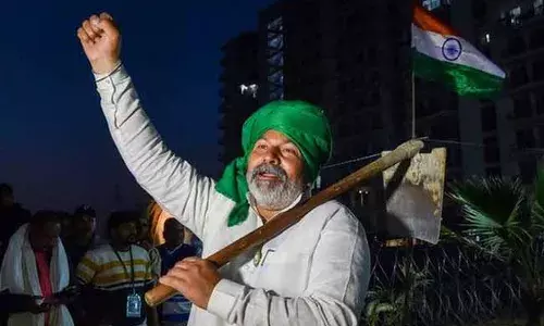 Rakesh Tikait  : చట్టాలు రద్దయ్యేదాకా ఇంటికి వెళ్ళేది లేదు : రైతు సంఘాలు