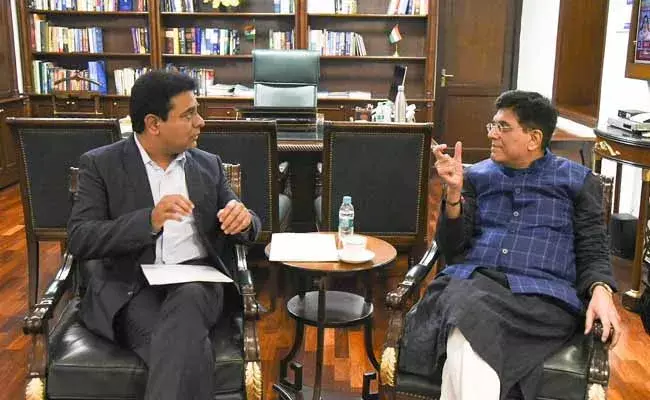 Minister KTR : ధాన్యం కొనుగోలుపై కేంద్రం నుంచి రాని స్పష్టత.. ఈ నెల 26న మళ్లీ సమావేశం..! Minister KTR : ధాన్యం కొనుగోలుపై కేంద్రం నుంచి రాని స్పష్టత.. ఈ నెల 26న మళ్లీ సమావేశం..!