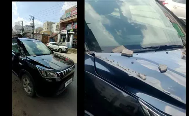 Hyderabad: ఫ్లైఓవర్ నిర్మాణంలో ప్రమాదం.. కారుపై పడిన భారీ ఇనుపరాడ్డు.. Hyderabad: ఫ్లైఓవర్ నిర్మాణంలో ప్రమాదం.. కారుపై పడిన భారీ ఇనుపరాడ్డు..