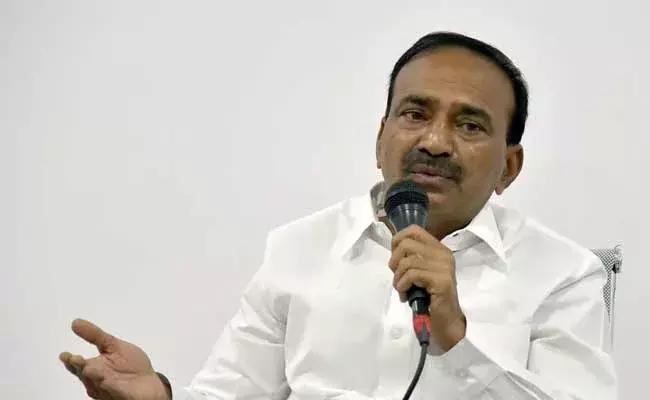 Etela Rajendar :  పార్టీ ఆదేశిస్తే కేసీఆర్ మీద పోటీ చేస్తా : ఈటల Etela Rajendar :  పార్టీ ఆదేశిస్తే కేసీఆర్ మీద పోటీ చేస్తా : ఈటల