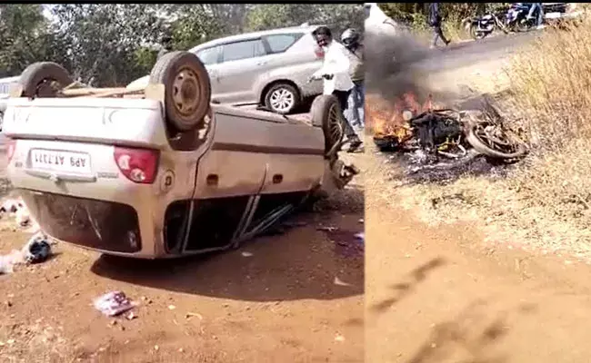 Medak: సంగారెడ్డి జిల్లాలో ఘోర రోడ్డు ప్రమాదం.. తల్లిదండ్రులతో సహా చిన్నారి మృతి.. Medak: సంగారెడ్డి జిల్లాలో ఘోర రోడ్డు ప్రమాదం.. తల్లిదండ్రులతో సహా చిన్నారి మృతి..