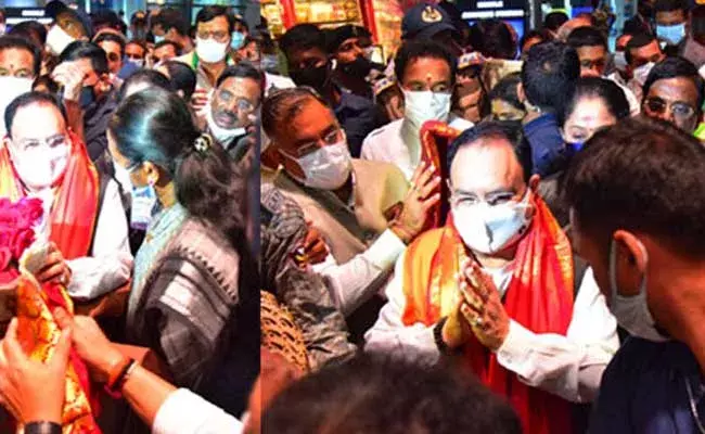 JP Nadda : గాంధీ విగ్రహానికి నివాళులర్పించిన నడ్డా