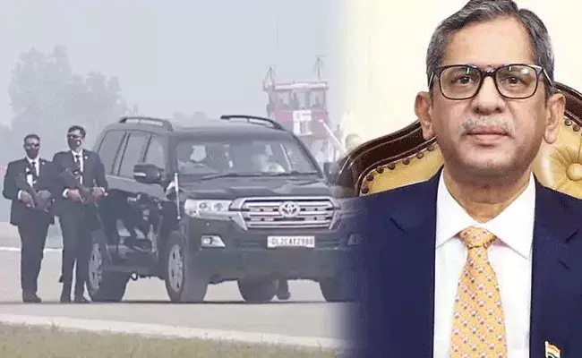 Justice NV Ramana: ఎవరి మీదో నెపం వేయాలని అనుకుంటున్నప్పుడు మేం చేసేది ఏముంది.?-ఎన్వీ రమణ Justice NV Ramana: ఎవరి మీదో నెపం వేయాలని అనుకుంటున్నప్పుడు మేం చేసేది ఏముంది.?-ఎన్వీ రమణ
