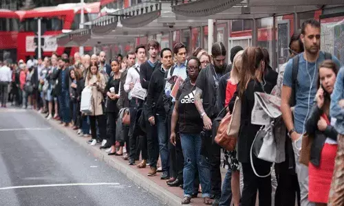 professional queuers: భలే ఉద్యోగం బాసూ.. 8 గంటలు క్యూ లో నిలబడితే రూ.16,000 professional queuers: భలే ఉద్యోగం బాసూ.. 8 గంటలు క్యూ లో నిలబడితే రూ.16,000