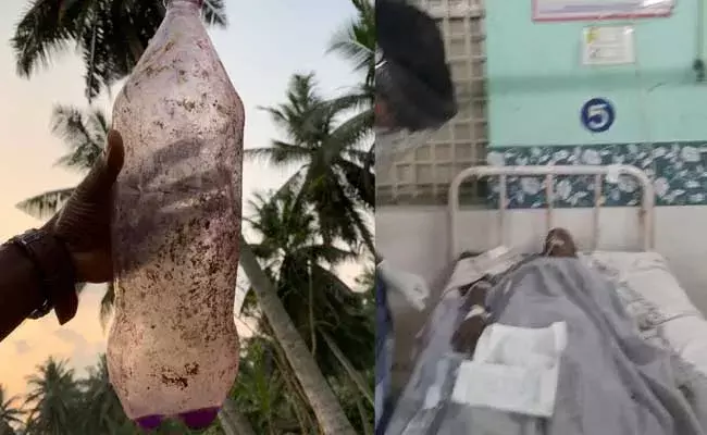 కూల్‌డ్రింక్‌ అనుకుని పురుగుల మందు తాగిన బాలుడు