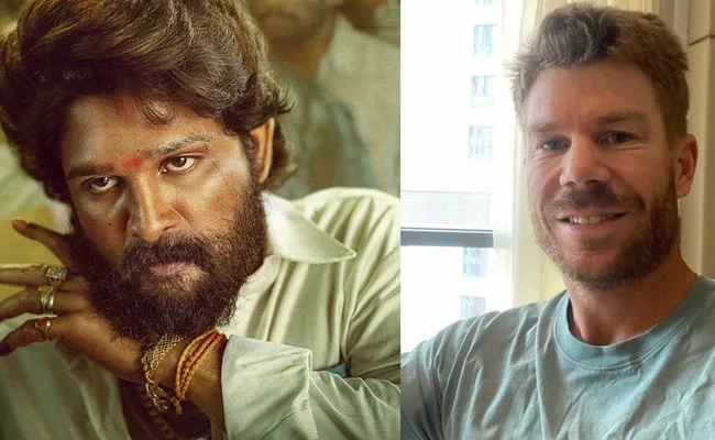 David Warner Pushpa: పుష్ప సినిమాను వదలని డేవిడ్ వార్నర్.. స్పందించిన అల్లు అర్జున్.. David Warner Pushpa: పుష్ప సినిమాను వదలని డేవిడ్ వార్నర్.. స్పందించిన అల్లు అర్జున్..