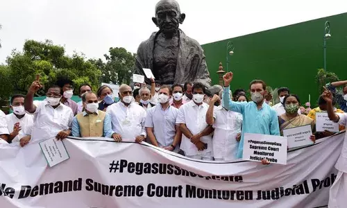 Pegasus: పార్లమెంట్‌ సమావేశాలను కుదిపేసిన పెగాసస్‌ వ్యవహారం.. మరోసారి..