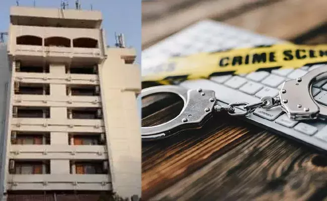 Delhi Telangana Bhavan: పోలీసుల నుండి తప్పించుకోబోయి 4వ అంతస్తు నుండి కిందపడ్డ నిందితుడు..