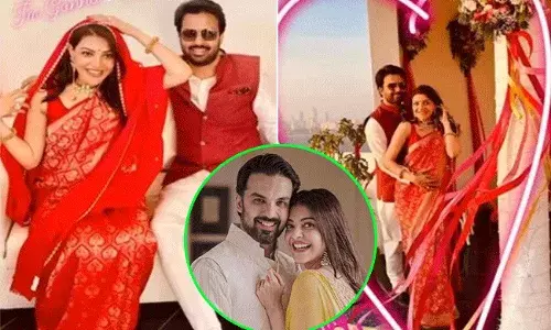 Kajal Aggarwal: కాజల్ ఇంట సీమంతం వేడుకలు.. ఫోటోలు వైరల్