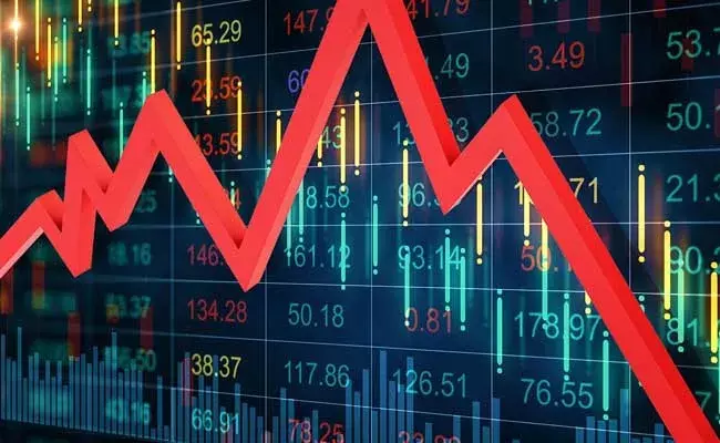 Stock Market : భారీ నష్టాల్లో దేశీయ స్టాక్‌ మార్కెట్లు
