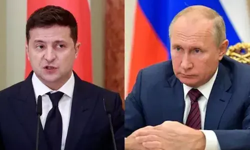 Ukraine Russia: పుతిన్ను మృగంతో పోల్చిన జెలెన్స్కీ.. 3 లక్షల మందిని బందీ చేశారంటూ.. Ukraine Russia: పుతిన్ను మృగంతో పోల్చిన జెలెన్స్కీ.. 3 లక్షల మందిని బందీ చేశారంటూ..