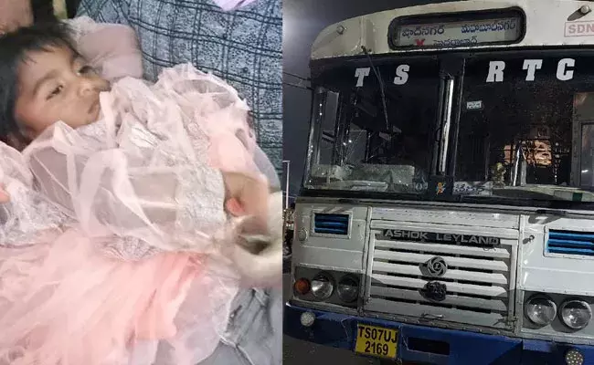 Hyderabad: ఆరాంఘర్ చౌరస్తాలో ప్రమాదం.. బస్సు టైర్ కింద పడి చిన్నారి మృతి.. Hyderabad: ఆరాంఘర్ చౌరస్తాలో ప్రమాదం.. బస్సు టైర్ కింద పడి చిన్నారి మృతి..