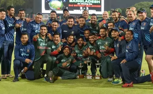 Bangladesh : చరిత్ర సృష్టించిన బంగ్లాదేశ్..! Bangladesh : చరిత్ర సృష్టించిన బంగ్లాదేశ్..!