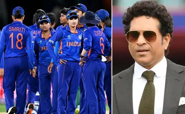Sachin Tendulkar: వరల్డ్ కప్లో ఓటమిపాలైన ఉమెన్ క్రికెట్ టీమ్.. స్పందించిన సచిన్.. Sachin Tendulkar: వరల్డ్ కప్లో ఓటమిపాలైన ఉమెన్ క్రికెట్ టీమ్.. స్పందించిన సచిన్..