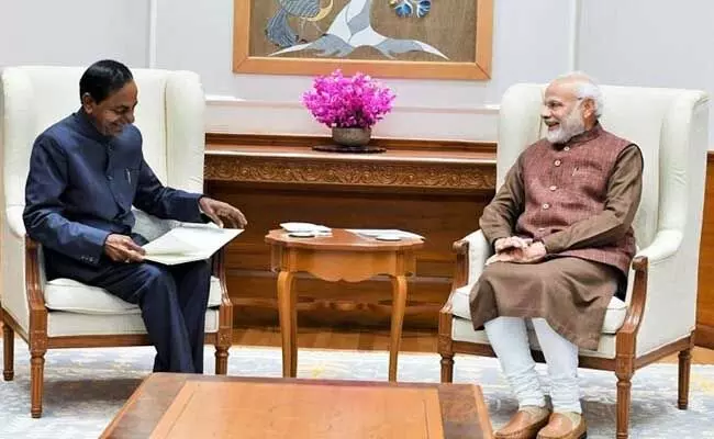 KCR : ప్రధాని మోదీకి లేఖ రాసిన సీఎం కేసీఆర్...! KCR : ప్రధాని మోదీకి లేఖ రాసిన సీఎం కేసీఆర్...!