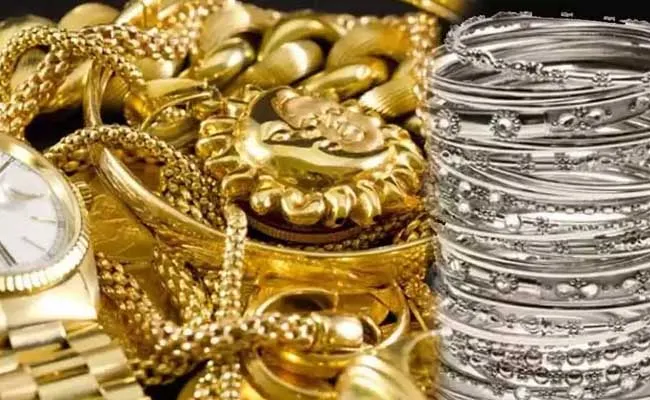Gold and Silver Rates Today :  స్ధిరంగానే బంగారం... తగ్గిన వెండి ధరలు... మార్కెట్లో ఈ రోజు ఇలా..!