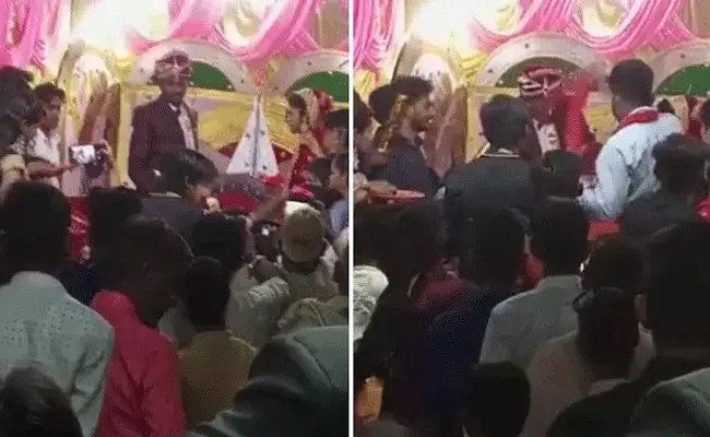 Uttar Pradesh: వధువు కోపం.. వరుడి చెంపలు ఛెళ్లు.. వీడియో వైరల్ Uttar Pradesh: వధువు కోపం.. వరుడి చెంపలు ఛెళ్లు.. వీడియో వైరల్