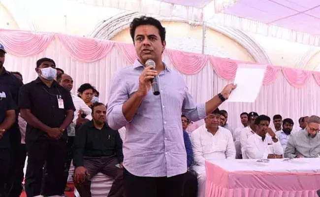 KTR: మోదీ చెప్పేవన్నీ గాలి మాటలే - మంత్రి కేటీఆర్ KTR: మోదీ చెప్పేవన్నీ గాలి మాటలే - మంత్రి కేటీఆర్